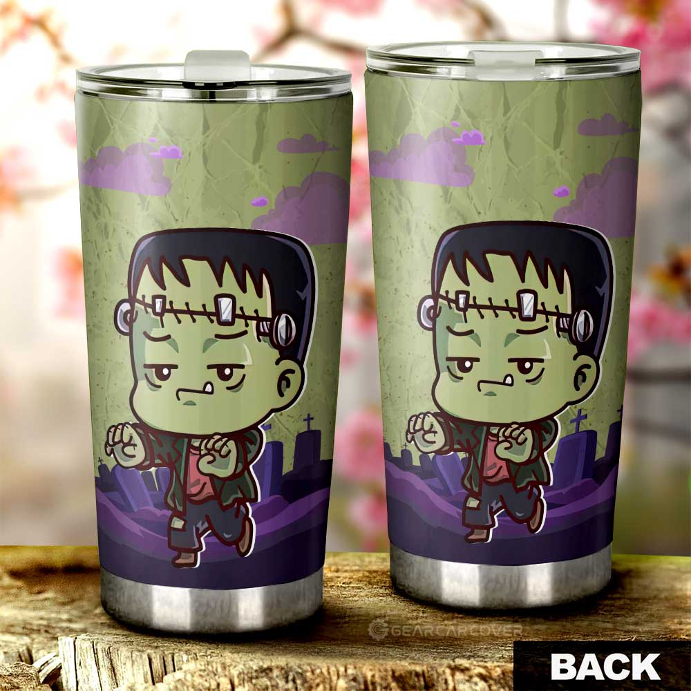Frankenstein Tumbler Cup Custom Halloween Characters Car Interior Accessories