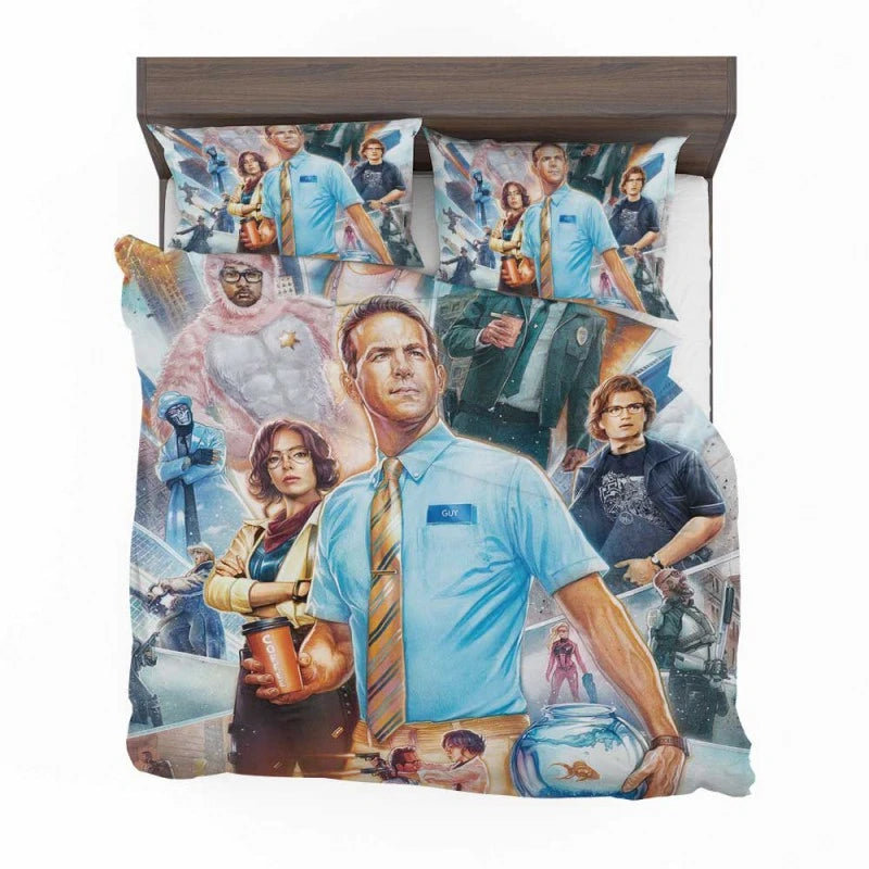 Free Guy Movie Jodie Comer Bedding Set