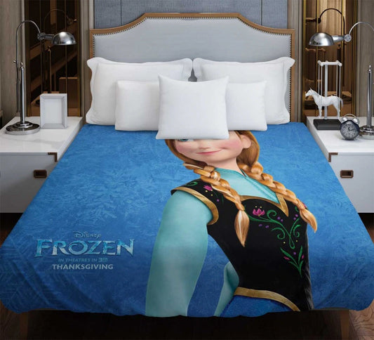 Frozen Animated Movie Anna Duvet Cover