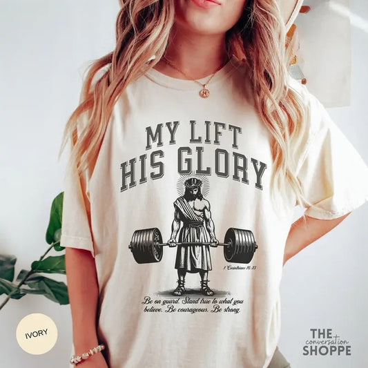Funny Gym Shirt Jesus Lifting , Christian Streetwear Scripture Tshirt, Weightlifting Pump Cover Workout Clothes Faith Apparel  T-shirt, sweater and Hoodie