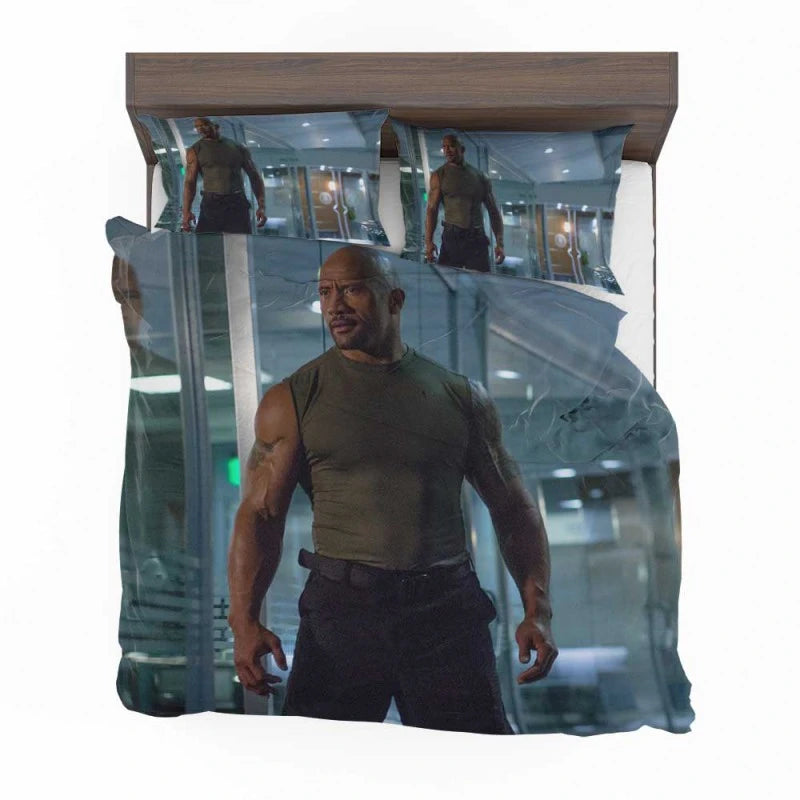 Furious 7 Movie Dwayne Johnson Bedding Set