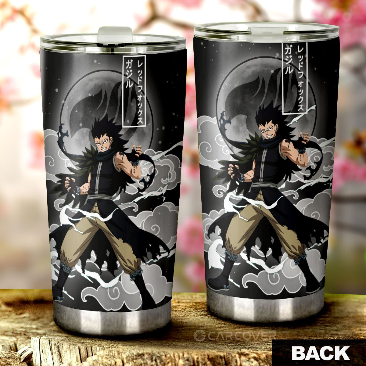 Gajeel Tumbler Cup Custom Anime Fairy Tail Car Accessories