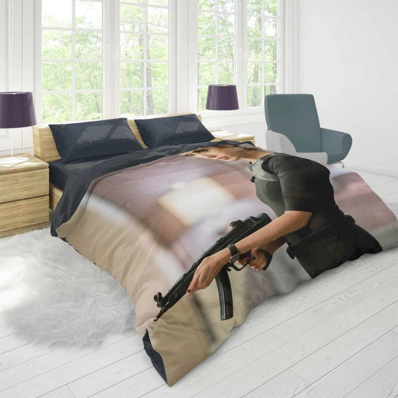 Gal Gadot Movie Keeping Up with the Joneses Duvet Cover