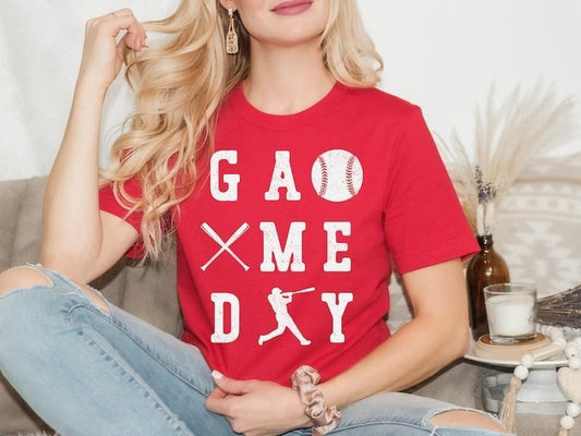 Game Day Baseball Tshirt, Baseball Lover Shirt, Mom Shirt, Baseball Shirt For Women, Sports Mom Shirt, Mothers Day Gift