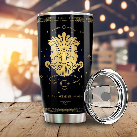 Gemini Tumbler Cup Custom Zodiac Car Interior Accessories