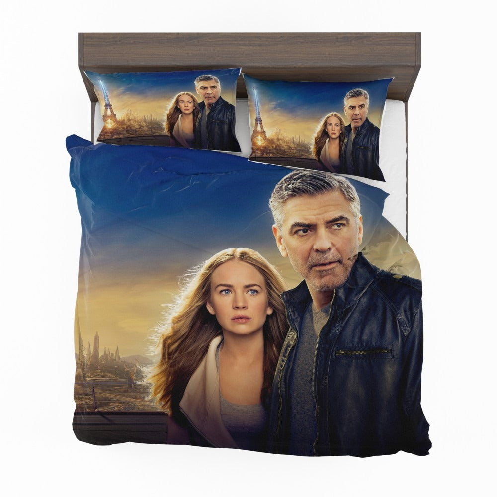 George Clooney & Brittany Robertson in Tomorrowland Movie Bedding Set