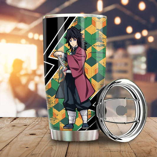 Giyuu Tumbler Cup Custom Demon Slayer Anime Car Accessories