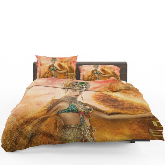 Gods Of Egypt Movie Crown Elodie Yung Goddess Hathor Bedding Set