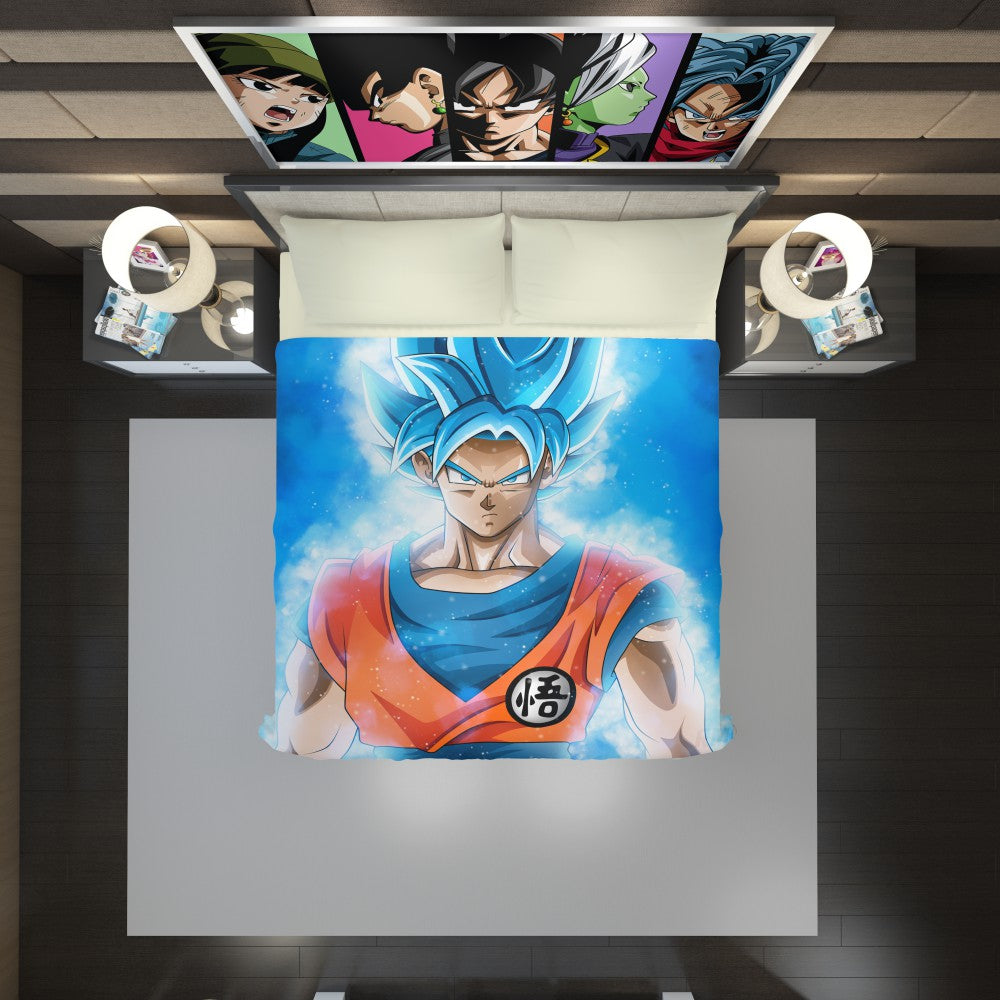 Goku Japanese Hero Anime Duvet Cover
