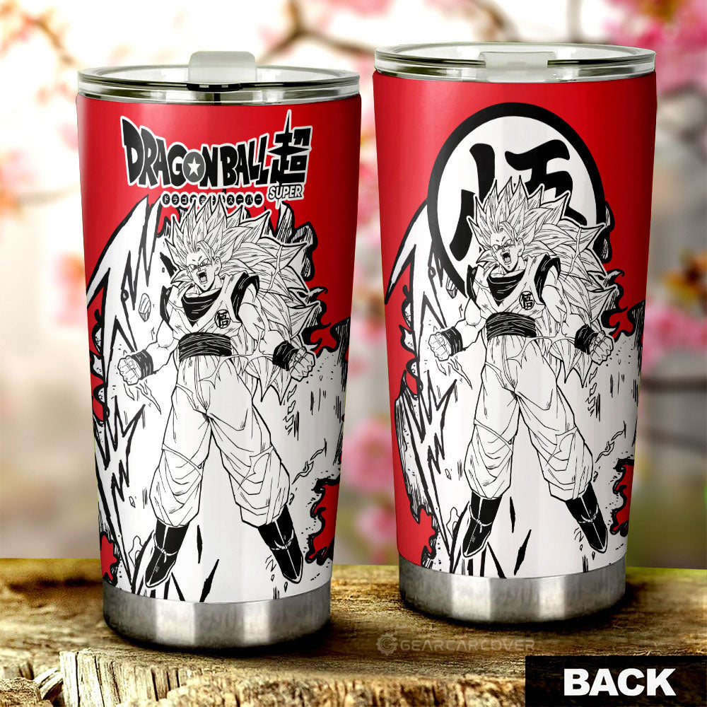 Goku SSJ Tumbler Cup Custom Dragon Ball Anime Car Accessories Manga Style For Fans