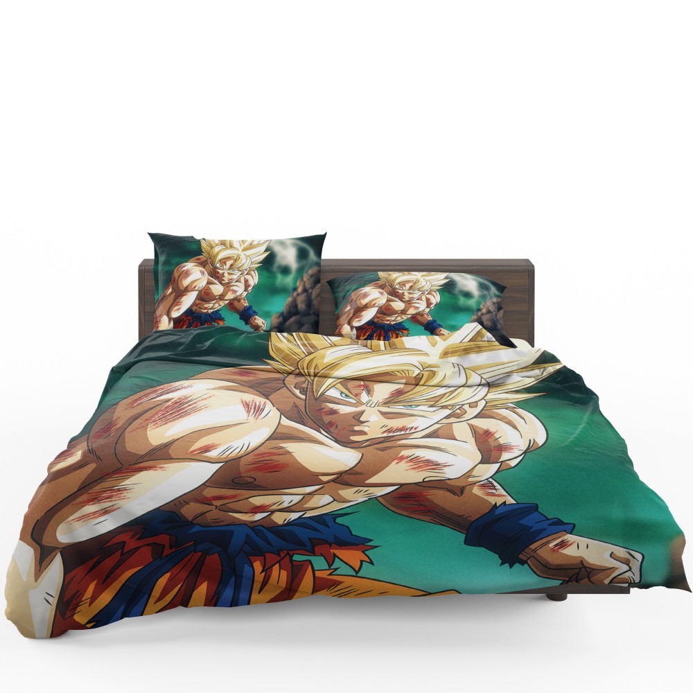 Goku Super Saiyan Dragon Ball Anime Bedding Set