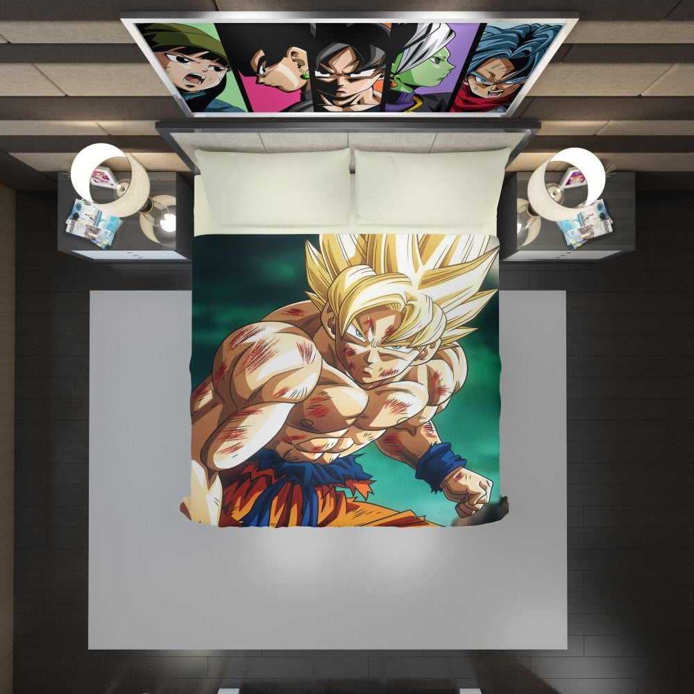 Goku Super Saiyan Dragon Ball Anime Duvet Cover