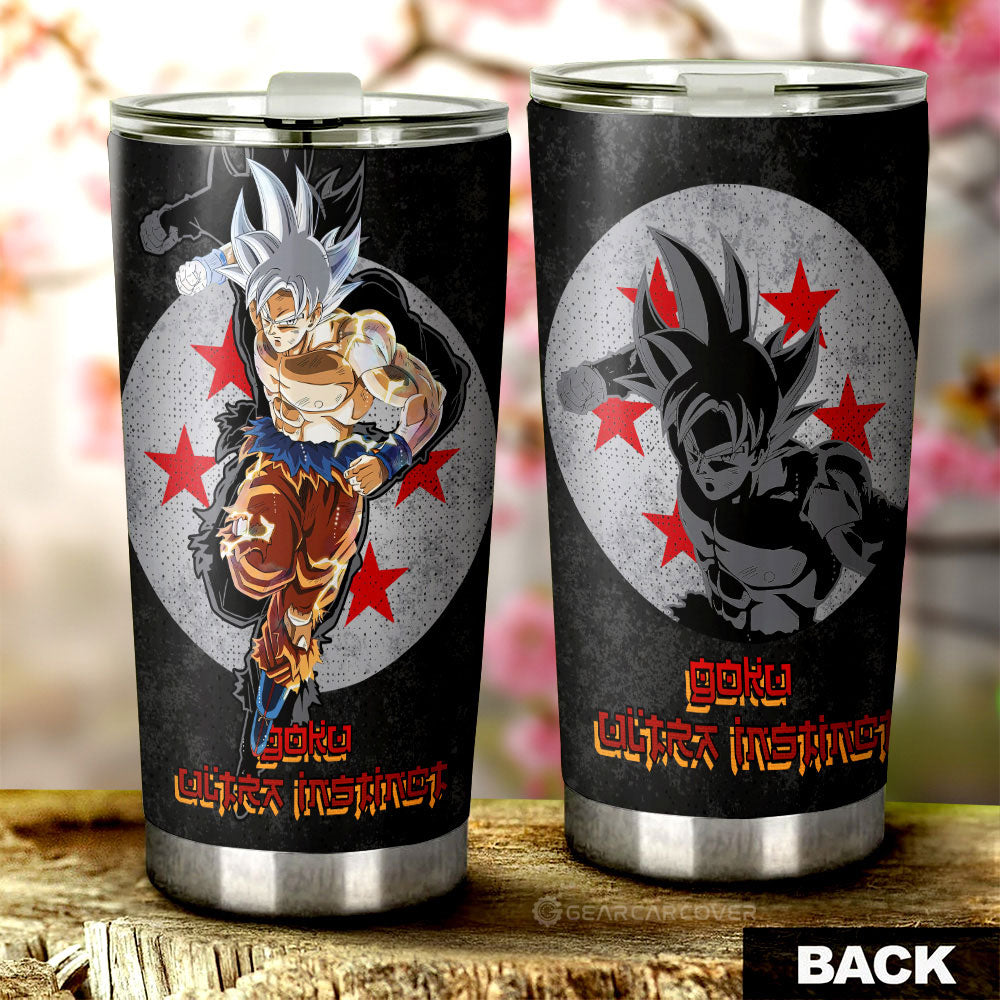 Goku Ultra Instinct Tumbler Cup Custom Car Accessories