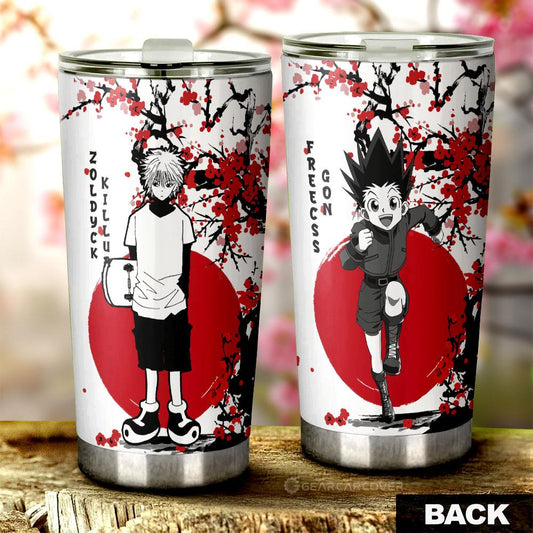 Gon Freecss And Killua Zoldyck Tumbler Cup Custom Japan Style Car Accessories