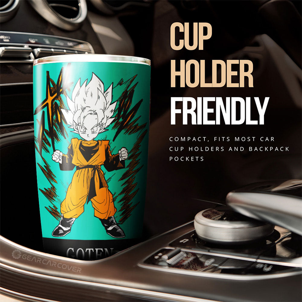 Goten Tumbler Cup Custom Manga Color Style