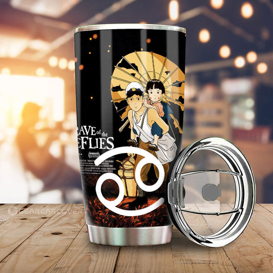 Grave Of The Fireflies Tumbler Cup Custom Car Accessories