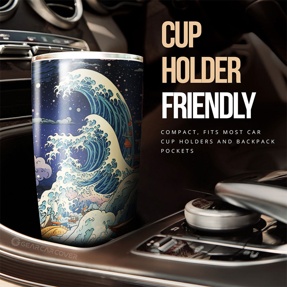 Great Wave Kanagawa Tumbler Cup Custom Car Accessories