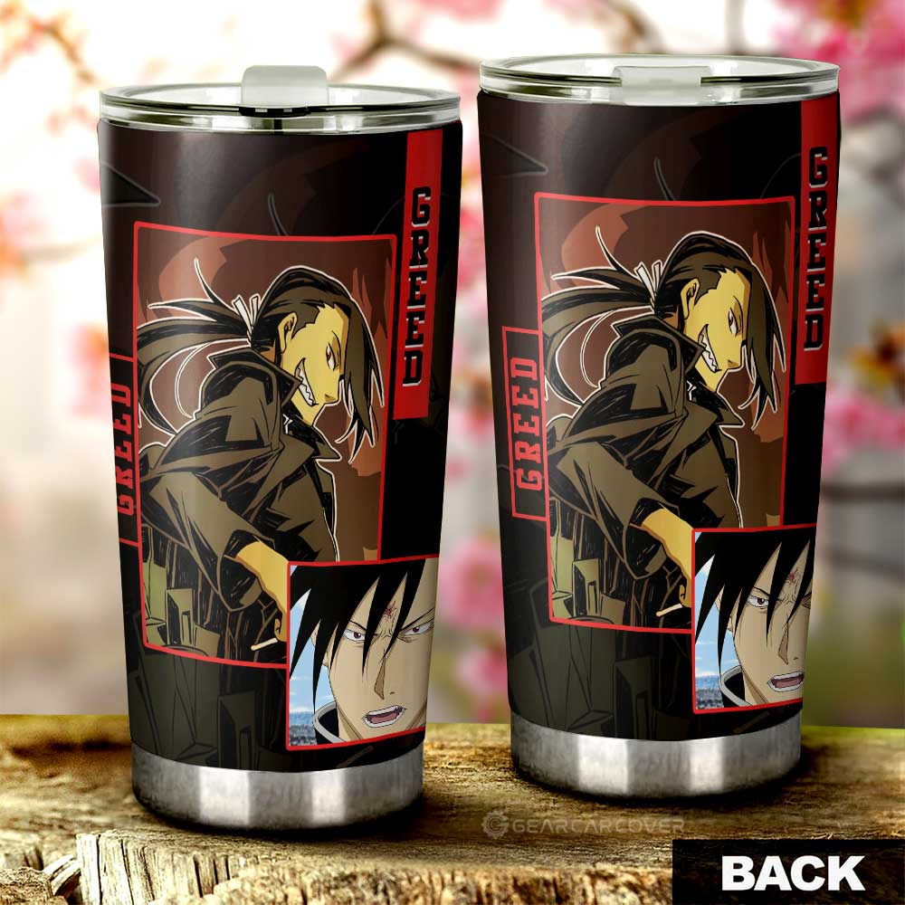 Greed Tumbler Cup Custom Fullmetal Alchemist Anime