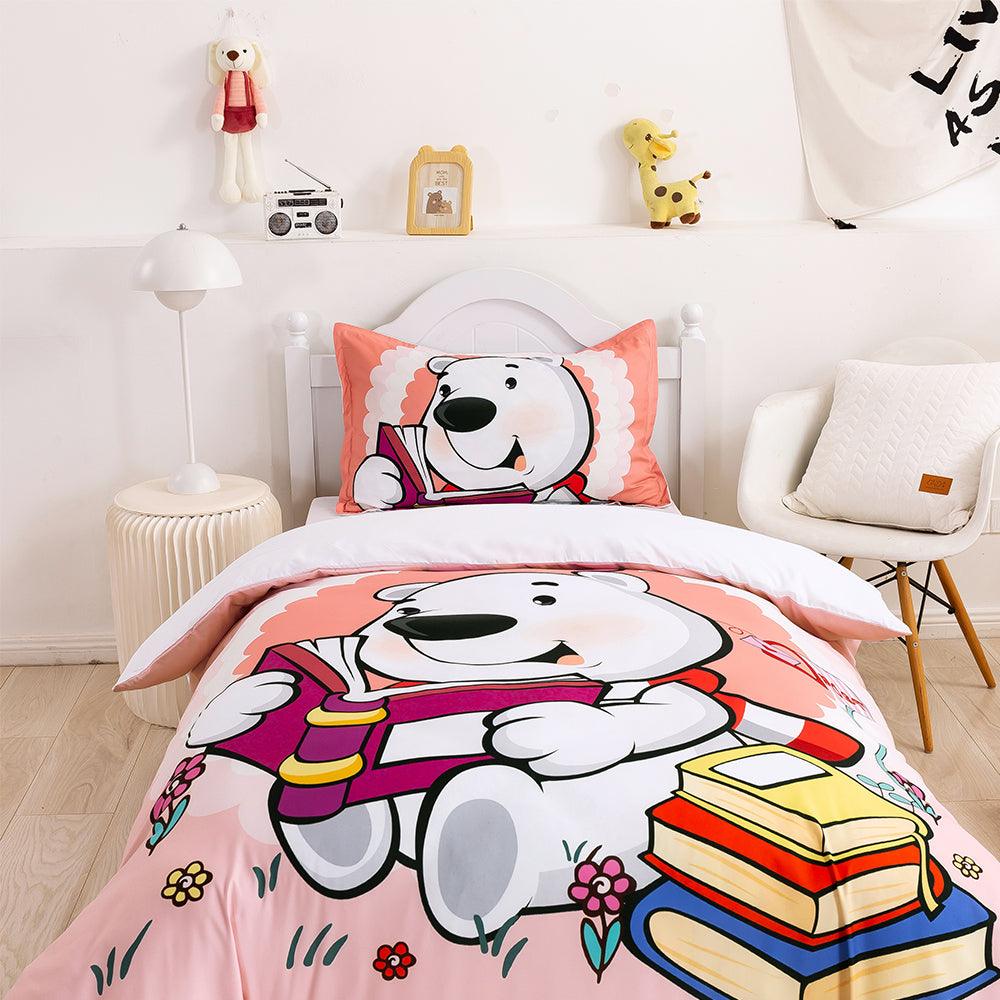 3D Cartoon Animal Bear Quilt Cover Set Bedding Set Duvet Cover Pillowcases 354
