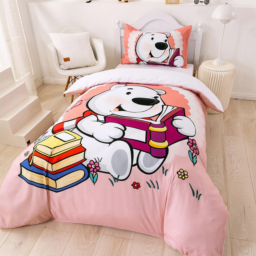 3D Cartoon Animal Bear Quilt Cover Set Bedding Set Duvet Cover Pillowcases 354