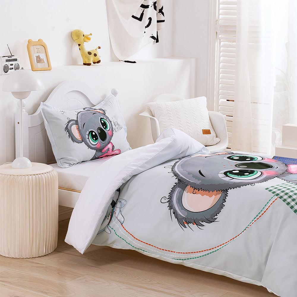 3D Cartoon Animal Koala Quilt Cover Set Bedding Set Duvet Cover Pillowcases 355