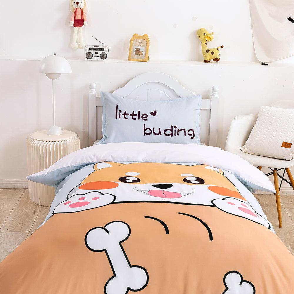 3D Cartoon Animal Dog Bone Quilt Cover Set Bedding Set Duvet Cover Pillowcases 358