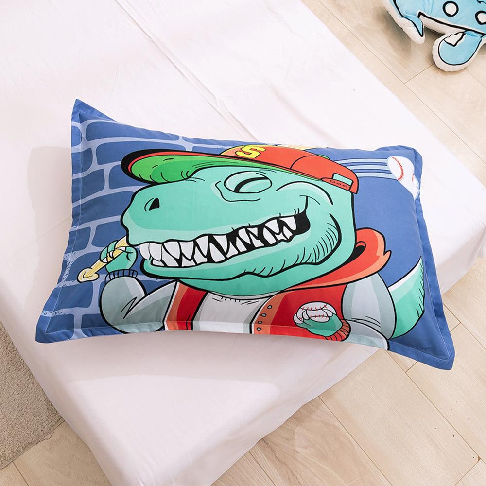 3D Cartoon Baseball Dinosaur Quilt Cover Set Bedding Set Duvet Cover Pillowcases 92