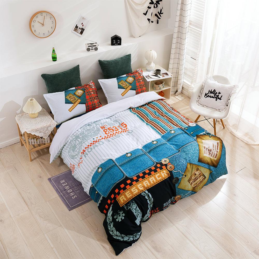 3D Abstract Reseaach Quilt Cover Set Bedding Set Duvet Cover Pillowcases 60