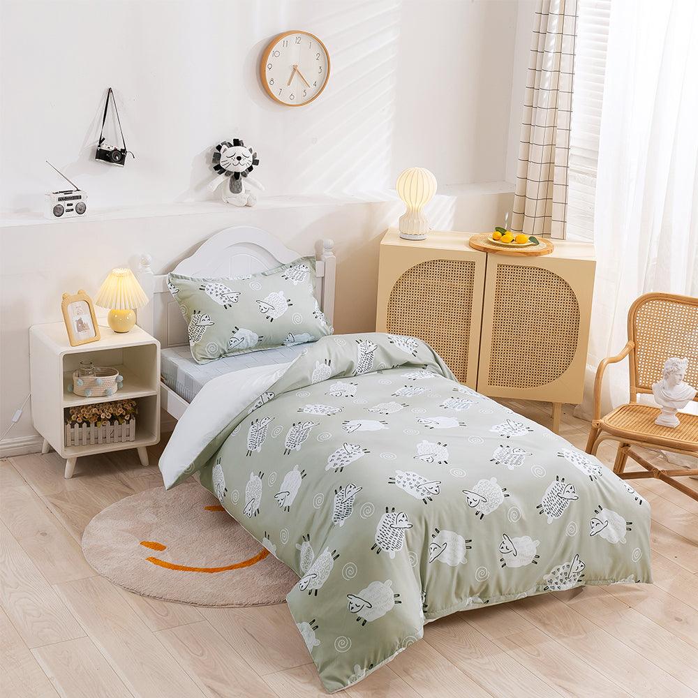 3D Cartoon Animal Sheep Quilt Cover Set Bedding Set Duvet Cover Pillowcases 463