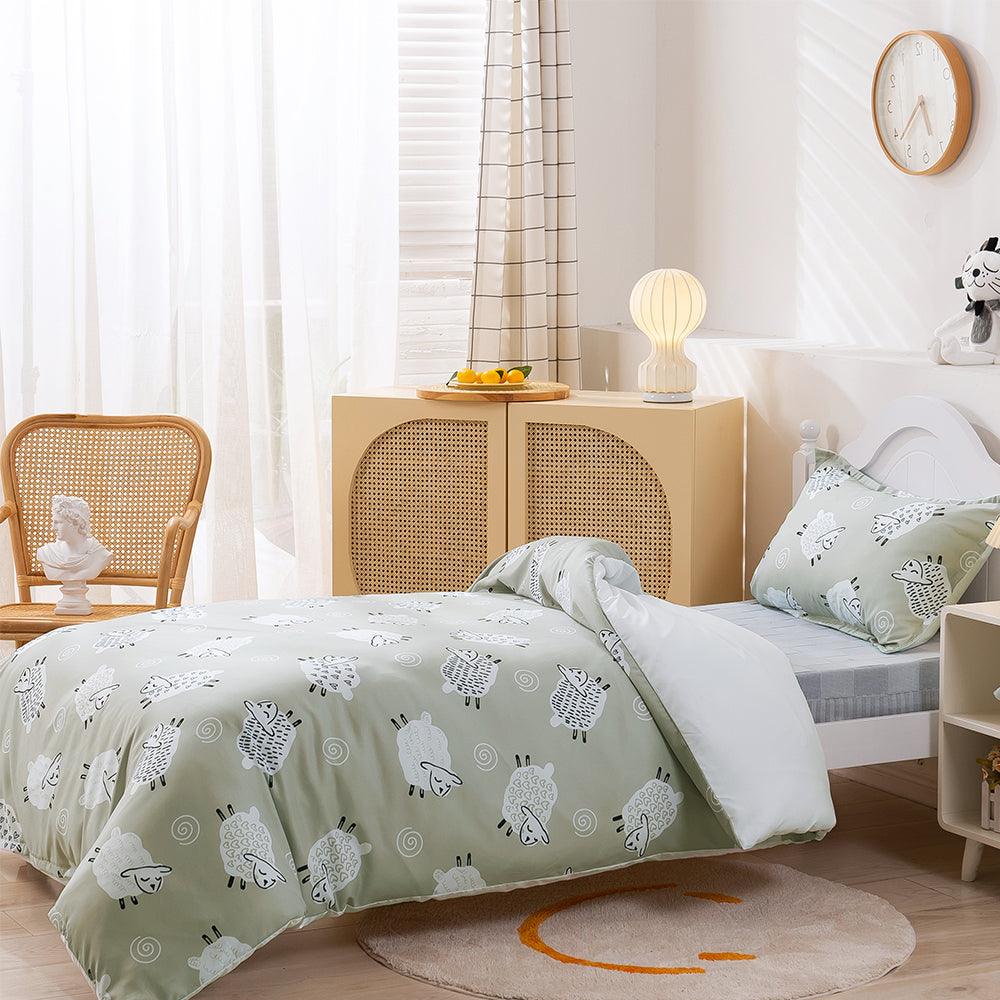 3D Cartoon Animal Sheep Quilt Cover Set Bedding Set Duvet Cover Pillowcases 463