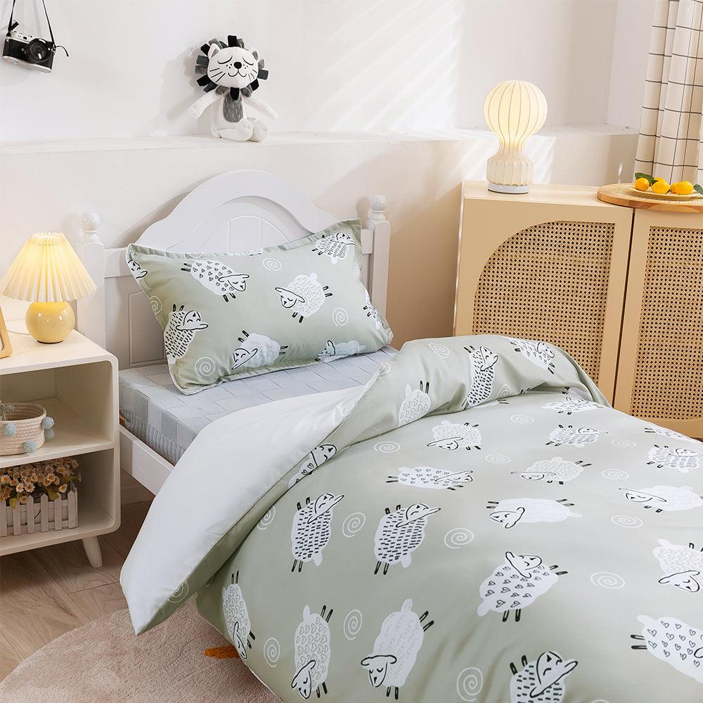 3D Cartoon Animal Sheep Quilt Cover Set Bedding Set Duvet Cover Pillowcases 463