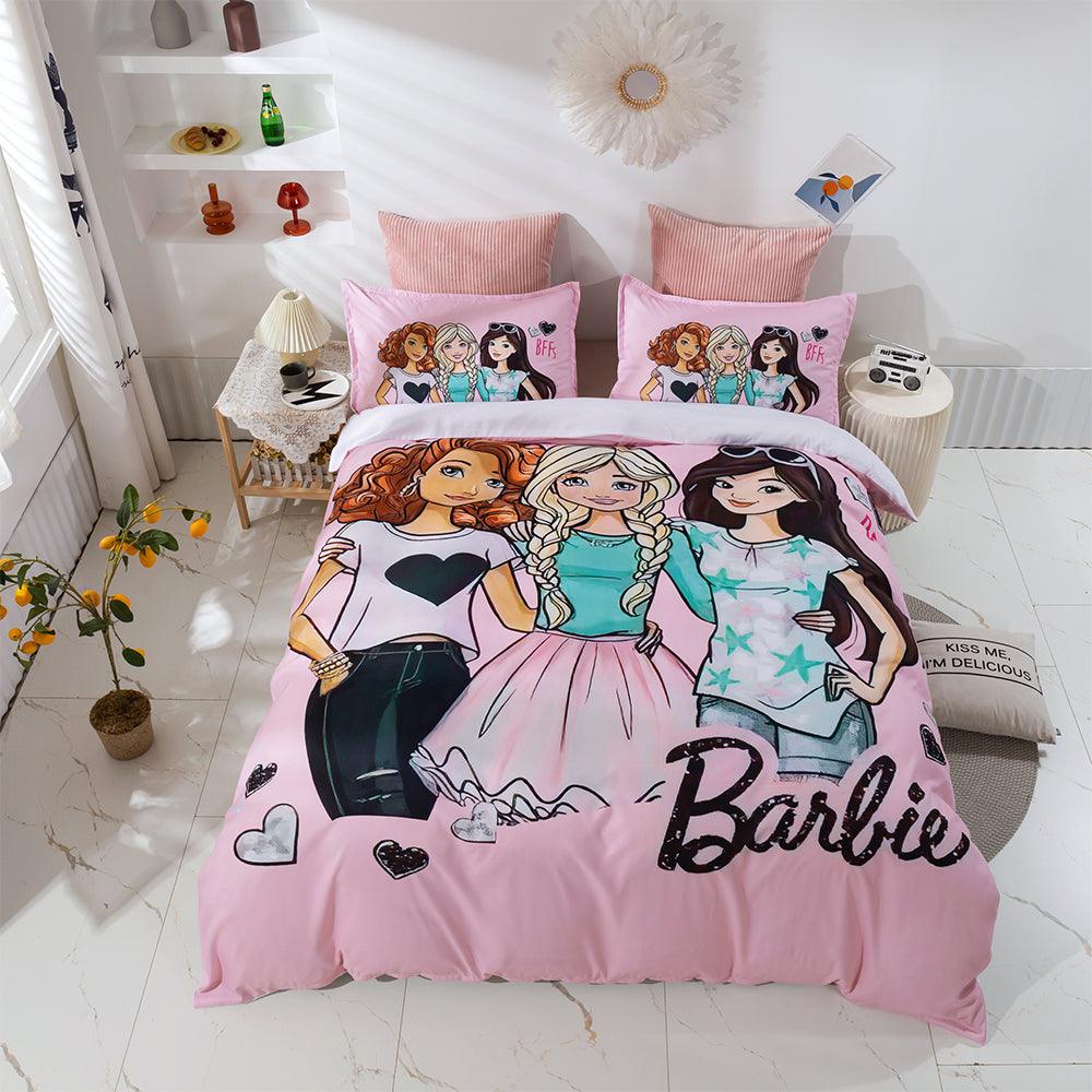 3D Beauty Pink Quilt Cover Set Bedding Set Duvet Cover Pillowcases 65