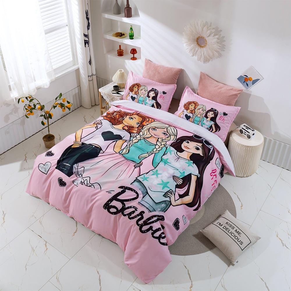 3D Beauty Pink Quilt Cover Set Bedding Set Duvet Cover Pillowcases 65