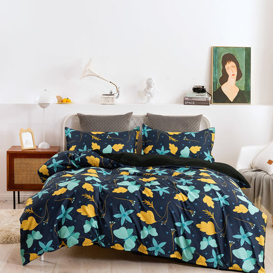 3D Butterfly Leaves Floral Pattern Quilt Cover Set Bedding Set Duvet Cover Pillowcases 42