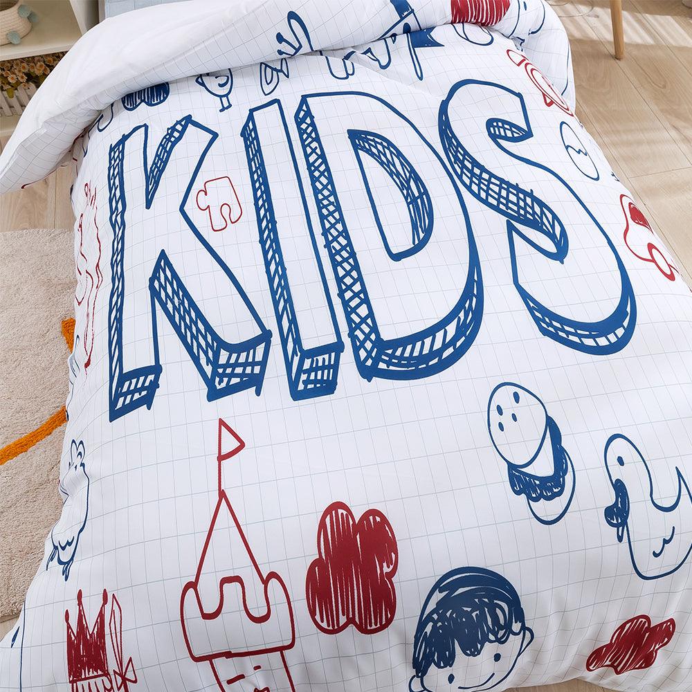 3D Cartoon Prince Castle Kids Quilt Cover Set Bedding Set Duvet Cover Pillowcases 383