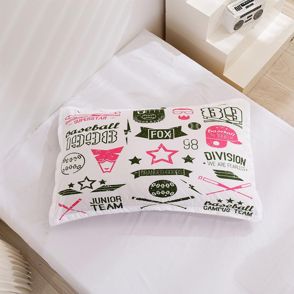 3D Baseball Sports Quilt Cover Set Bedding Set Duvet Cover Pillowcases 80