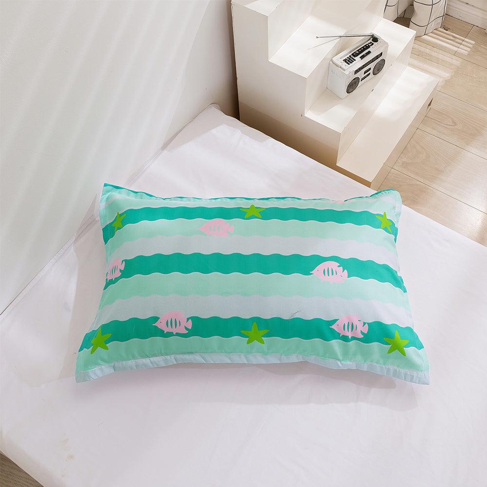 3D Cartoon Mermaid Coral Quilt Cover Set Bedding Set Duvet Cover Pillowcases 86