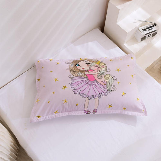 3D Cartoon Girl Quilt Cover Set Bedding Set Duvet Cover Pillowcases 87