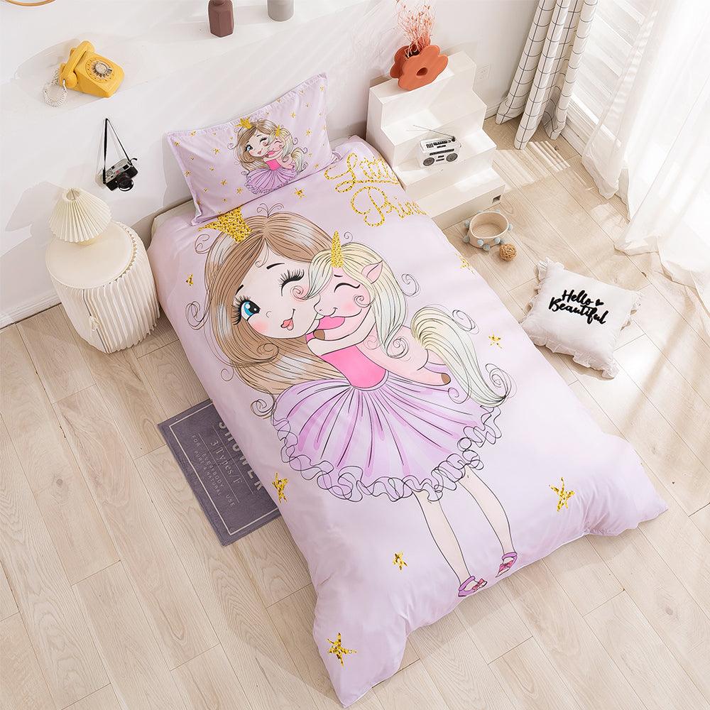3D Cartoon Girl Quilt Cover Set Bedding Set Duvet Cover Pillowcases 87