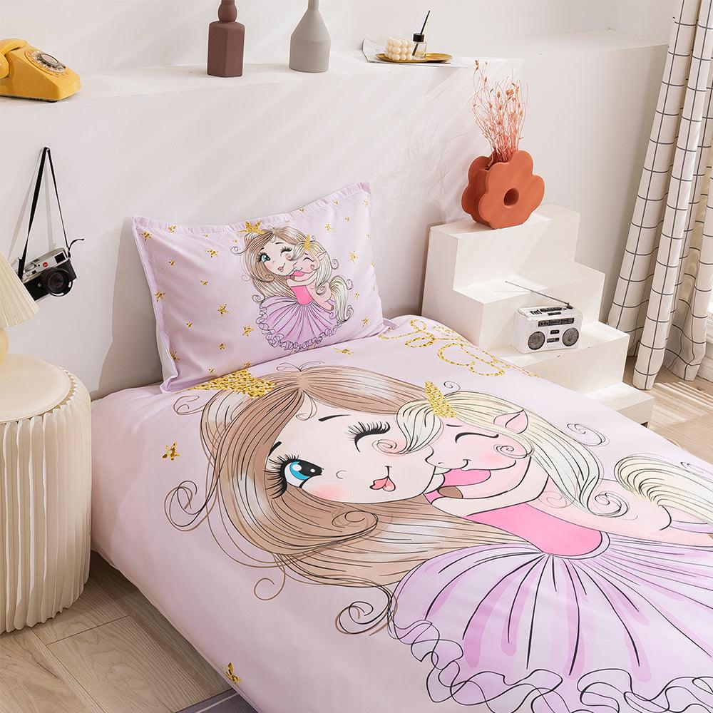 3D Cartoon Girl Quilt Cover Set Bedding Set Duvet Cover Pillowcases 87