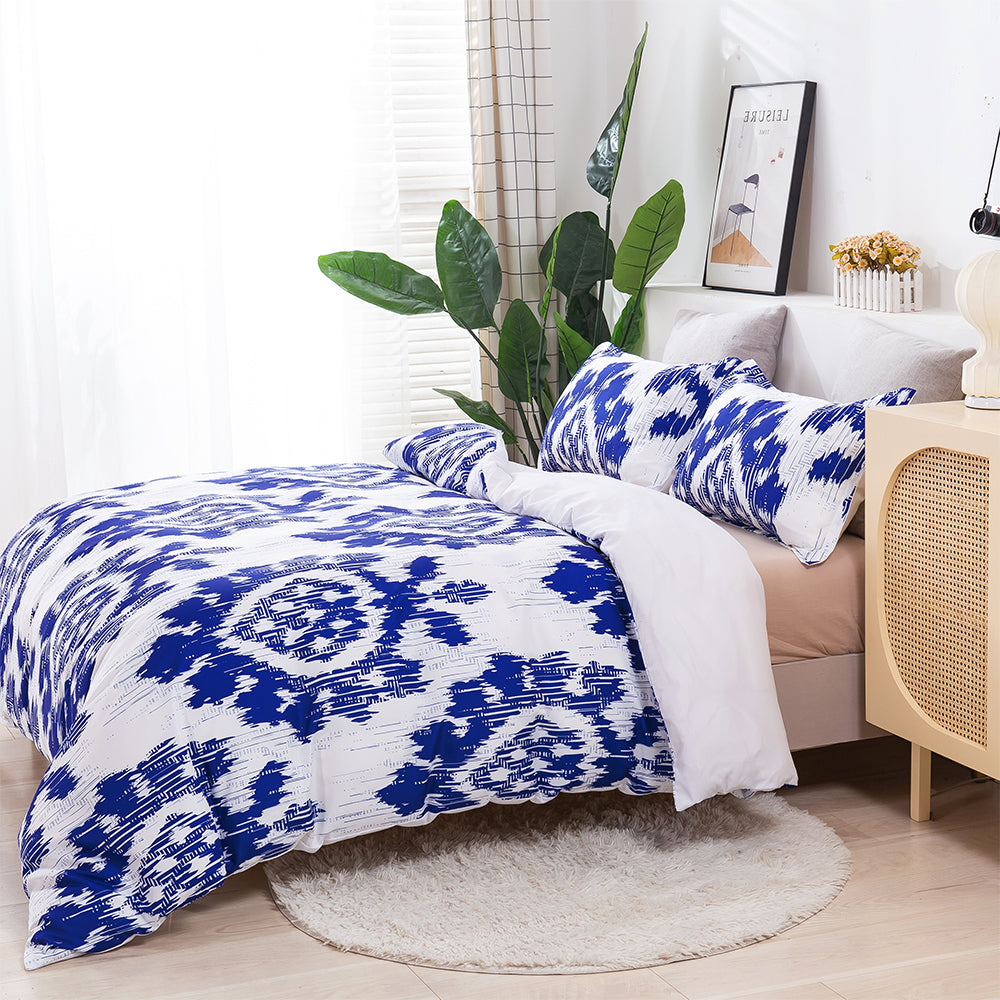3D Blue Geometric Pattern Quilt Cover Set Bedding Set Duvet Cover Pillowcases 429