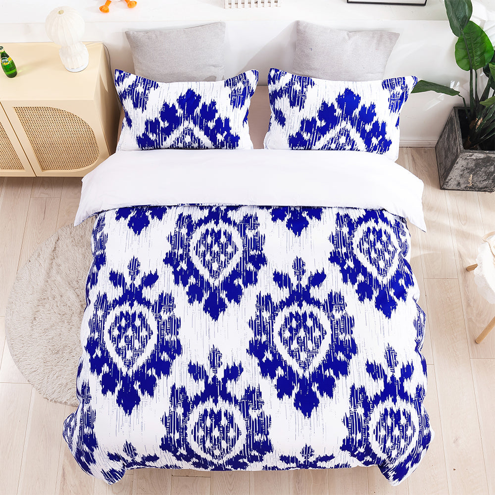 3D Blue Geometric Pattern Quilt Cover Set Bedding Set Duvet Cover Pillowcases 429