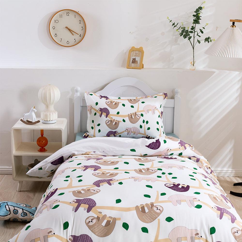 3D Cartoon Animal Sloth Quilt Cover Set Bedding Set Duvet Cover Pillowcases 235