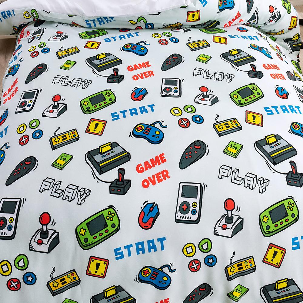3D Cartoon Color Game Pattern Quilt Cover Set Bedding Set Duvet Cover Pillowcases 230