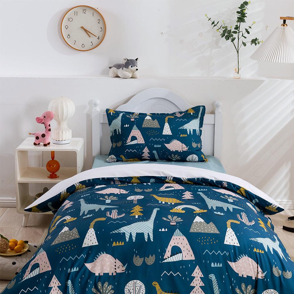 3D Cartoon Animal Dinosaur Quilt Cover Set Bedding Set Duvet Cover Pillowcases 241