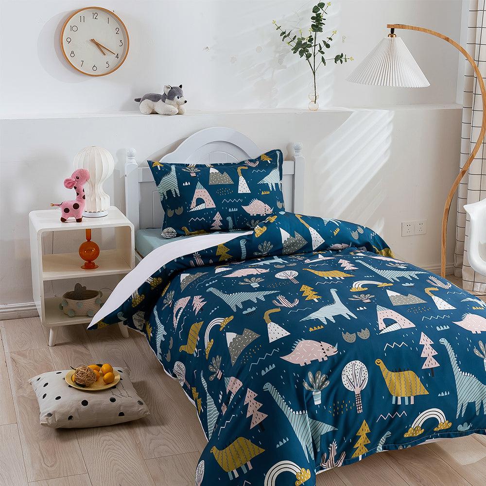 3D Cartoon Animal Dinosaur Quilt Cover Set Bedding Set Duvet Cover Pillowcases 241