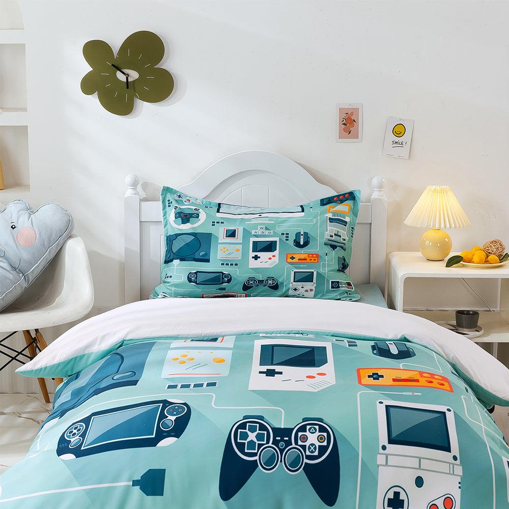 3D Cartoon Game Console Quilt Cover Set Bedding Set Duvet Cover Pillowcases 254