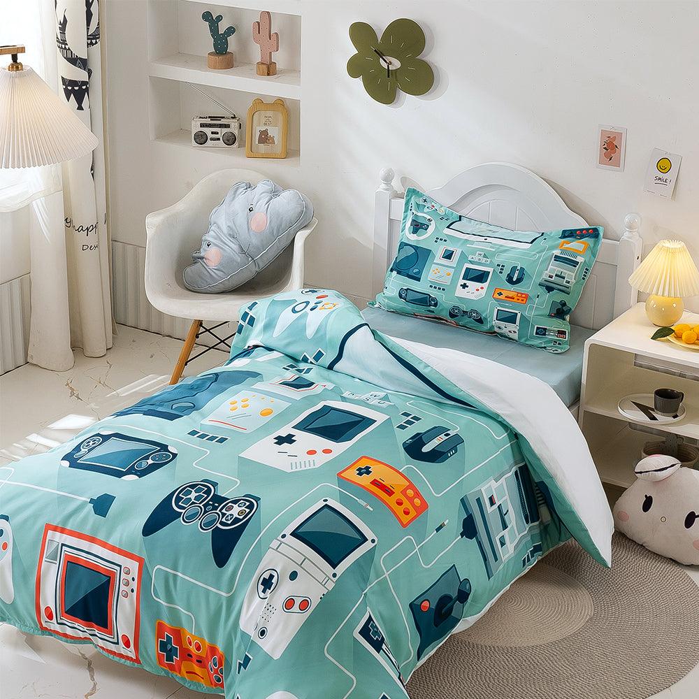 3D Cartoon Game Console Quilt Cover Set Bedding Set Duvet Cover Pillowcases 254