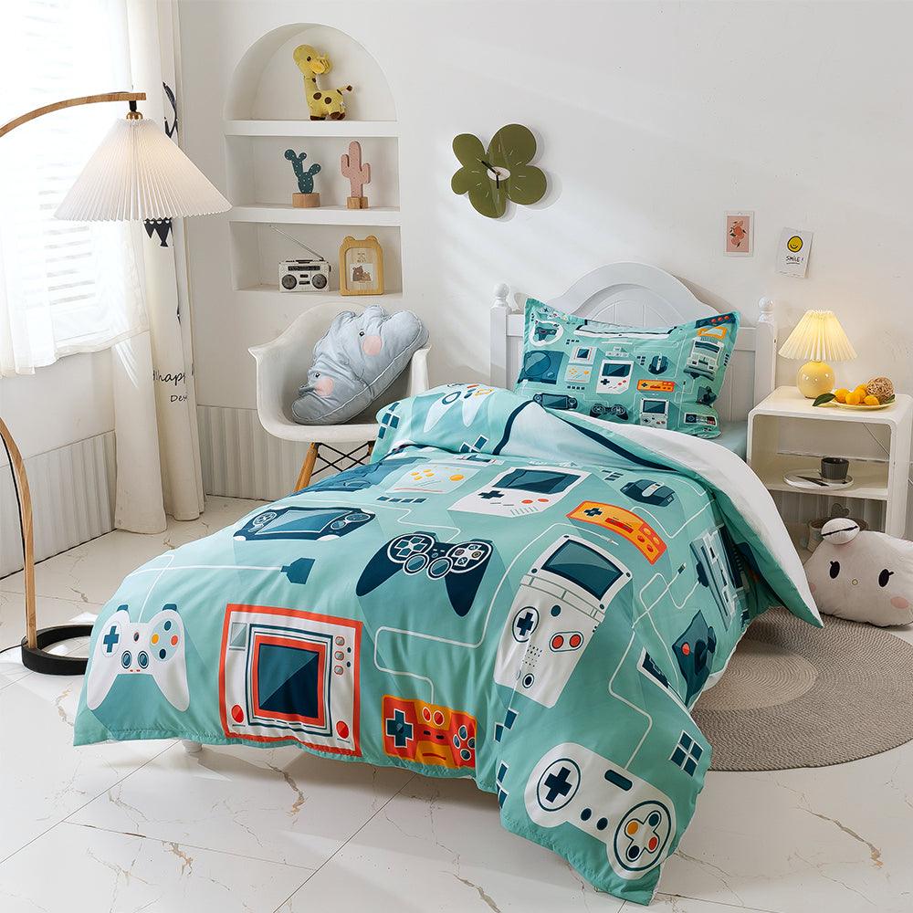 3D Cartoon Game Console Quilt Cover Set Bedding Set Duvet Cover Pillowcases 254