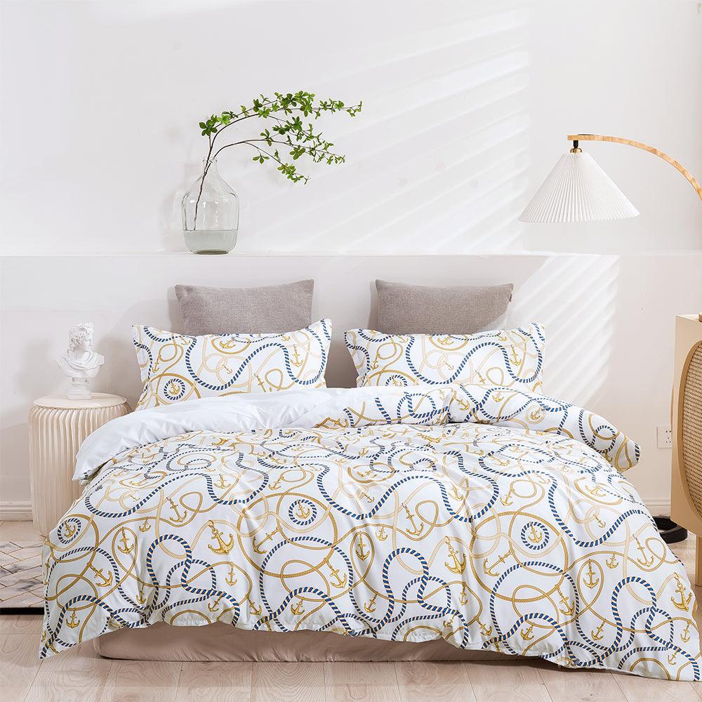 3D Abstract Geometric Line Quilt Cover Set Bedding Set Duvet Cover Pillowcases 438